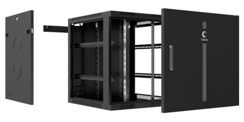 Шкаф телекоммуникационный Cabeus SH-05F-6U60/45m-BK фото 4 Шкаф телекоммуникационный Cabeus SH-05F-6U60/45m-BK фото 4
