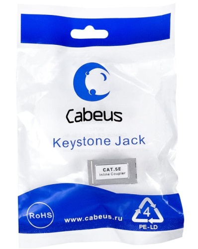 Проходник Cabeus CA-8p8c-C5e-SH фото 2 Проходник Cabeus CA-8p8c-C5e-SH фото 2