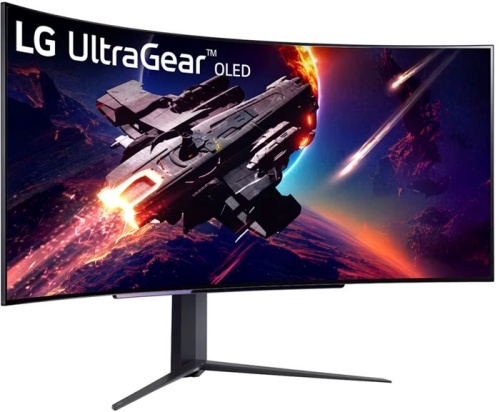 Монитор LG UltraGear 45GR95QE-B черный 45GR95QE-B.ARUZ фото 2