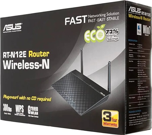 Роутер Wi-Fi ASUS RT-N12E фото 7