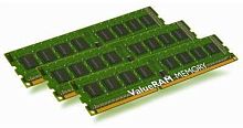Модуль памяти для сервера DDR3 Kingston 3Gb (3x1Gb) (KVR1066D3E7SK3/3G)
