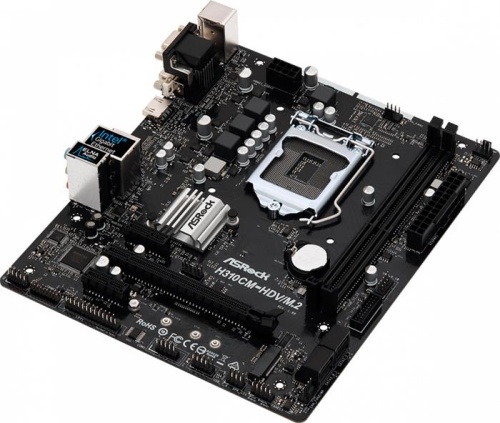 Мат. плата Socket1151v2 ASRock H310CM-HDV/M.2 фото 2