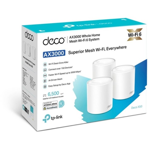 Бесшовный Mesh роутер TP-Link Deco X50(3-Pack) DECO X50(3-PACK) фото 3