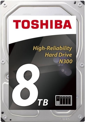 Жесткий диск SATA HDD Toshiba 8Tb HDWN180UZSVA NAS N300