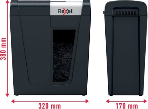 Уничтожитель бумаг (шредер) Rexel Secure MC4 EU черный 2020129EU фото 7