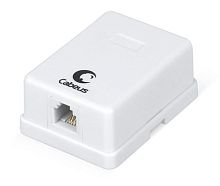 Фурнитура розетка Cabeus WS-6P4C-TEL-1