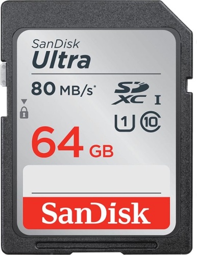 Карта памяти SDXC SanDisk 64Gb SDSDUNR-064G-GN6IN Ultra