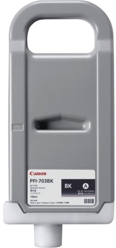 Оригинальный струйный картридж Canon Ink tank PFI-703BK черный 2963B001