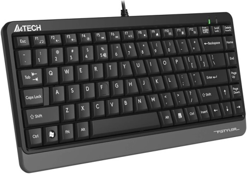 Клавиатура A4Tech Fstyler FKS11 черный/серый (FKS11 GREY) фото 2 Клавиатура A4Tech Fstyler FKS11 черный/серый (FKS11 GREY) фото 2