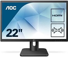 Монитор AOC 22E1D Black