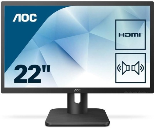 Монитор AOC 22E1D Black