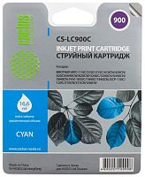 Картридж струйный совместимый Cactus CS-LC900С голубой CS-LC900C