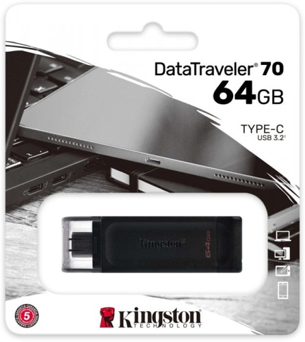 Накопитель USB flash Kingston 64 Гб DataTraveler 70 DT70/64GB фото 2 Накопитель USB flash Kingston 64 Гб DataTraveler 70 DT70/64GB фото 2