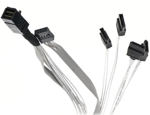 Кабель-переходник SAS - SATA Adaptec ACK-I-HDmSAS-4SATA-SB-0.8M (2279800) 2279800-R Кабель-переходник SAS - SATA Adaptec ACK-I-HDmSAS-4SATA-SB-0.8M (2279800) 2279800-R