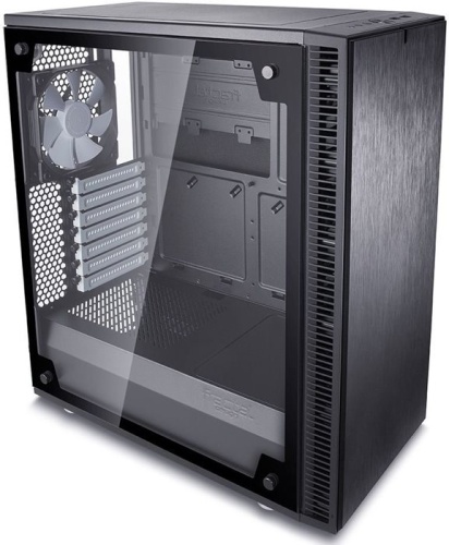 Корпус Miditower Fractal Design Define C TG Black, Window фото 12