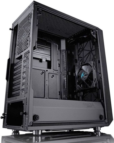 Корпус Miditower Fractal Design Meshify C Dark TG Black, Window фото 17