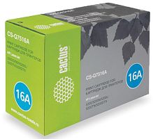 Картридж совместимый лазерный Cactus CS-Q7516AR черный