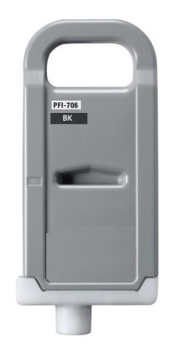 Оригинальный струйный картридж Canon PFI-706 BK (черный) 6681B001