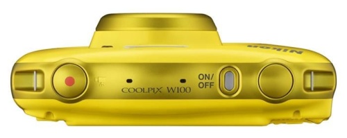 Цифровой фотоаппарат Nikon CoolPix W100 желтый VQA013K001 фото 5