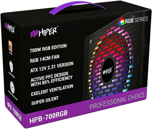 Блок питания Hiper 700W HPB-700RGB