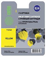 Картридж струйный совместимый Cactus CS-EPT0824 желтый