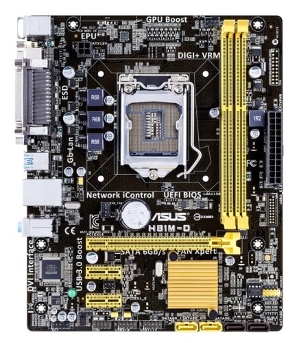 Мат. плата Socket1150 ASUS H81M-D фото 2 Мат. плата Socket1150 ASUS H81M-D фото 2