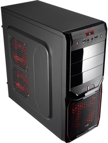 Корпус Miditower Aerocool V3X Devil Red Edition 57509