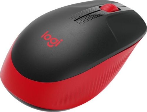 Беспроводная мышь Logitech M190 красный/черный 910-005908 фото 2