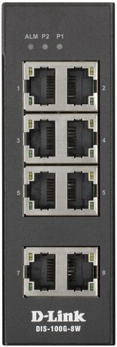 Коммутатор неуправляемый D-Link DIS-100G-8W/A1A