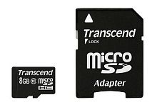 Карта памяти Micro SDHC Transcend 8ГБ TS8GUSDHC10