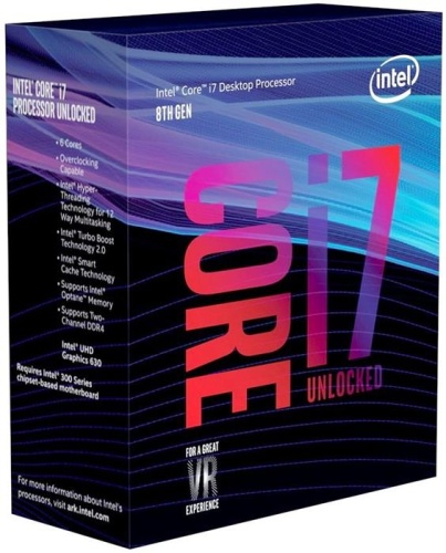 Процессор Socket1151 v2 Intel Core i7-8700K BOX BX80684I78700KS R3QR