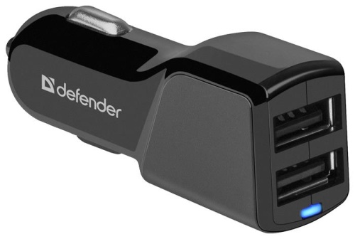 Зарядное устройство автомобильное Defender 5V/3.4A 2USB UCA-34 83834