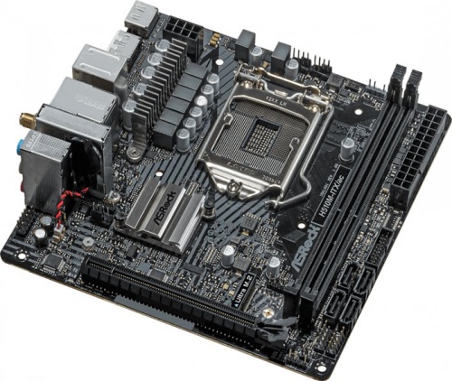 Мат. плата Socket1200 ASRock H510M-ITX/AC фото 2