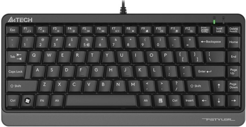 Клавиатура A4Tech Fstyler FKS11 черный/серый (FKS11 GREY) Клавиатура A4Tech Fstyler FKS11 черный/серый (FKS11 GREY)