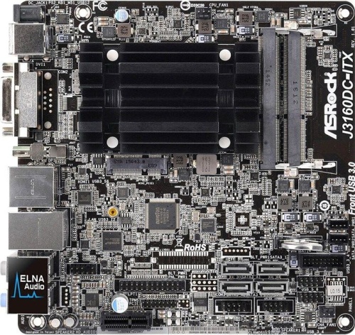 Мат. плата с CPU ASRock J3160DC-ITX