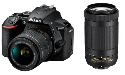 Цифровой фотоаппарат Nikon D5600 черный VBA500K004