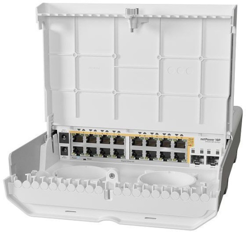 Коммутатор MikroTik CRS318-16P-2S+OUT фото 2 Коммутатор MikroTik CRS318-16P-2S+OUT фото 2
