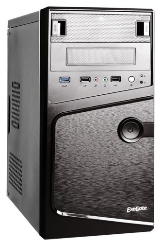 Корпус Minitower EXEGATE BA-121U Black EX271408RUS