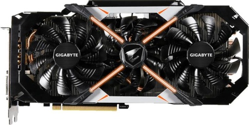 Видеокарта PCI-E GIGABYTE 8192Mb GV-N1080AORUS-8GD фото 2