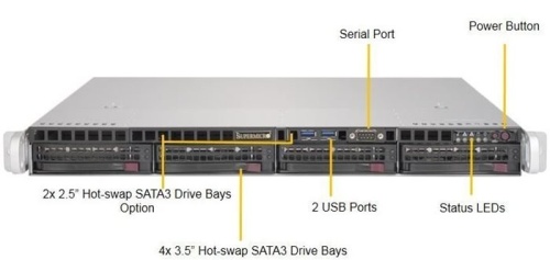 Серверная платформа Supermicro SYS-5019S-MT фото 2