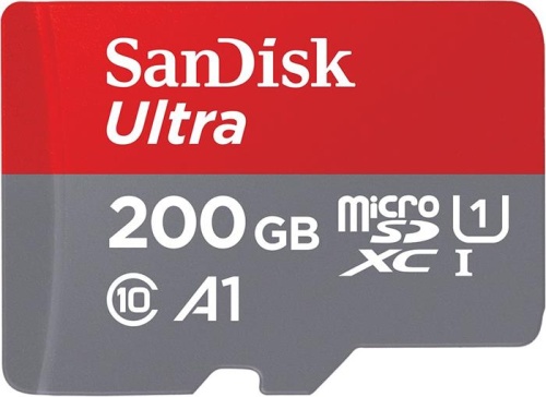 Карта памяти micro SDXC SanDisk 200GB UHS-I W/A SDSQUAR-200G-GN6MA