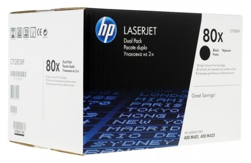 Оригинальный лазерный картридж Hewlett Packard 80X Black LaserJet (CF280XF)