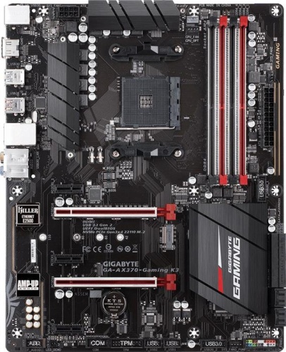 Мат. плата SocketAM4 GIGABYTE GA-AX370-Gaming K3 фото 3