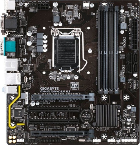 Мат. плата Socket1151 GIGABYTE GA-H110M-D3HR2