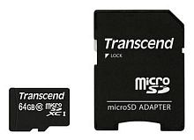 Карта памяти micro SDXC Transcend 64ГБ TS64GUSDXC10