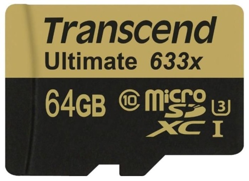 Карта памяти micro SDXC Transcend 64GB TS64GUSDU3 Карта памяти micro SDXC Transcend 64GB TS64GUSDU3