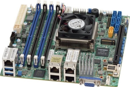 Мат. плата с CPU Supermicro MBD-X10SDV-TLN4F-O Мат. плата с CPU Supermicro MBD-X10SDV-TLN4F-O