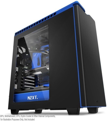 Корпус Miditower NZXT CA-H442W-M4 H440 BLACK/BLUE фото 7