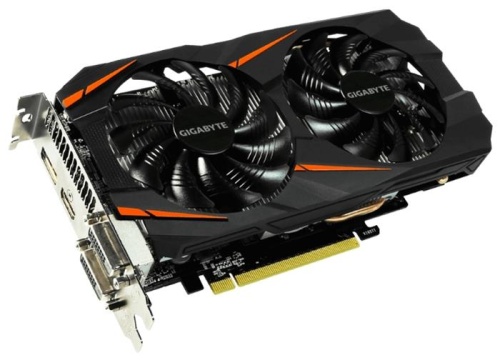 Видеокарта PCI-E GIGABYTE 6144Mb GTX1060 WindForce 2X GV-N1060WF2-6GD фото 2