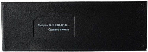 Разветвитель USB3.0 Buro BU-HUB4-U3.0-L черный фото 2